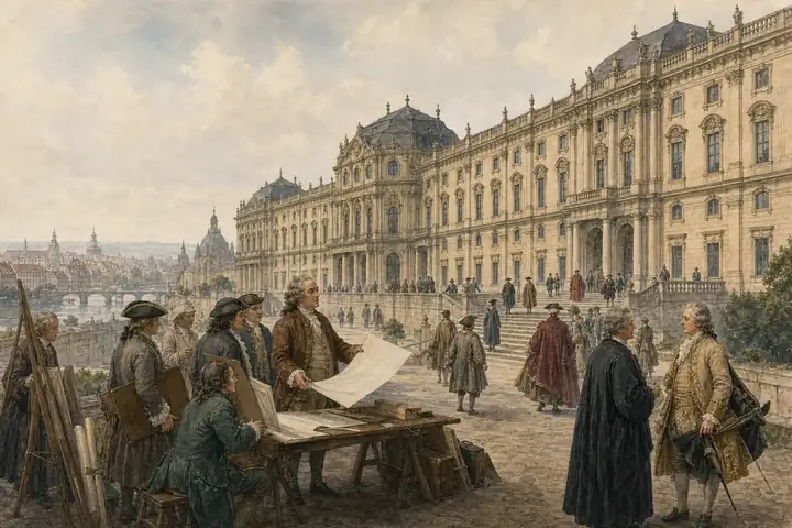 The Würzburg Residence: Neumann's Baroque court rising for the prince-bishops.